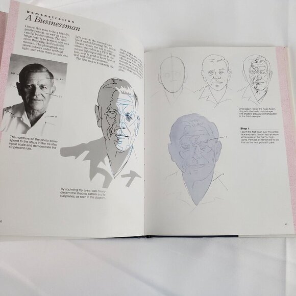 Painting Watercolor Portraits That Glow - Hardcover, by Jan Kunz  1989 - Picture 6 of 8